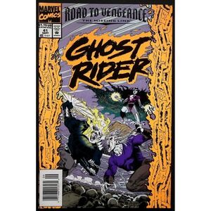 Marvel Comic Book Ghost Rider Road to Vengeance The Missing Link #41 Newsstand